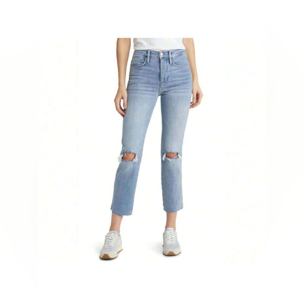 FRAME - Le Sylvie In Kincord Rips - Size 26